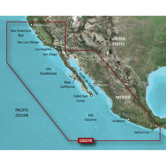 Garmin BlueChart g3 Vision HD - VUS021R - California-Mexico - microSD/SD [010-C0722-00] | Garmin BlueChart Vision by Garmin 