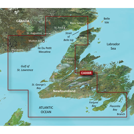 Garmin BlueChart g3 Vision HD - VCA008R - Newfoundland West - microSD/SD [010-C0694-00] | Garmin BlueChart Vision Foreign by Garmin 