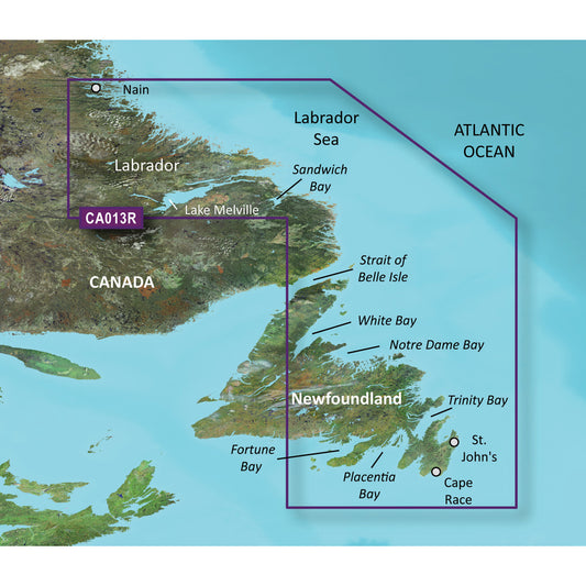 Garmin BlueChart g3 Vision HD - VCA013R - Labrador Coast - microSD/SD [010-C0698-00] | Garmin BlueChart Vision Foreign by Garmin 