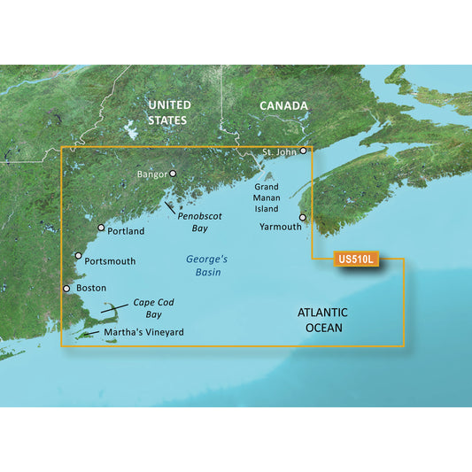 Garmin BlueChart g3 Vision HD - VUS510L - St. John - Cape Cod - microSD/SD [010-C0739-00] | Garmin BlueChart Vision by Garmin 