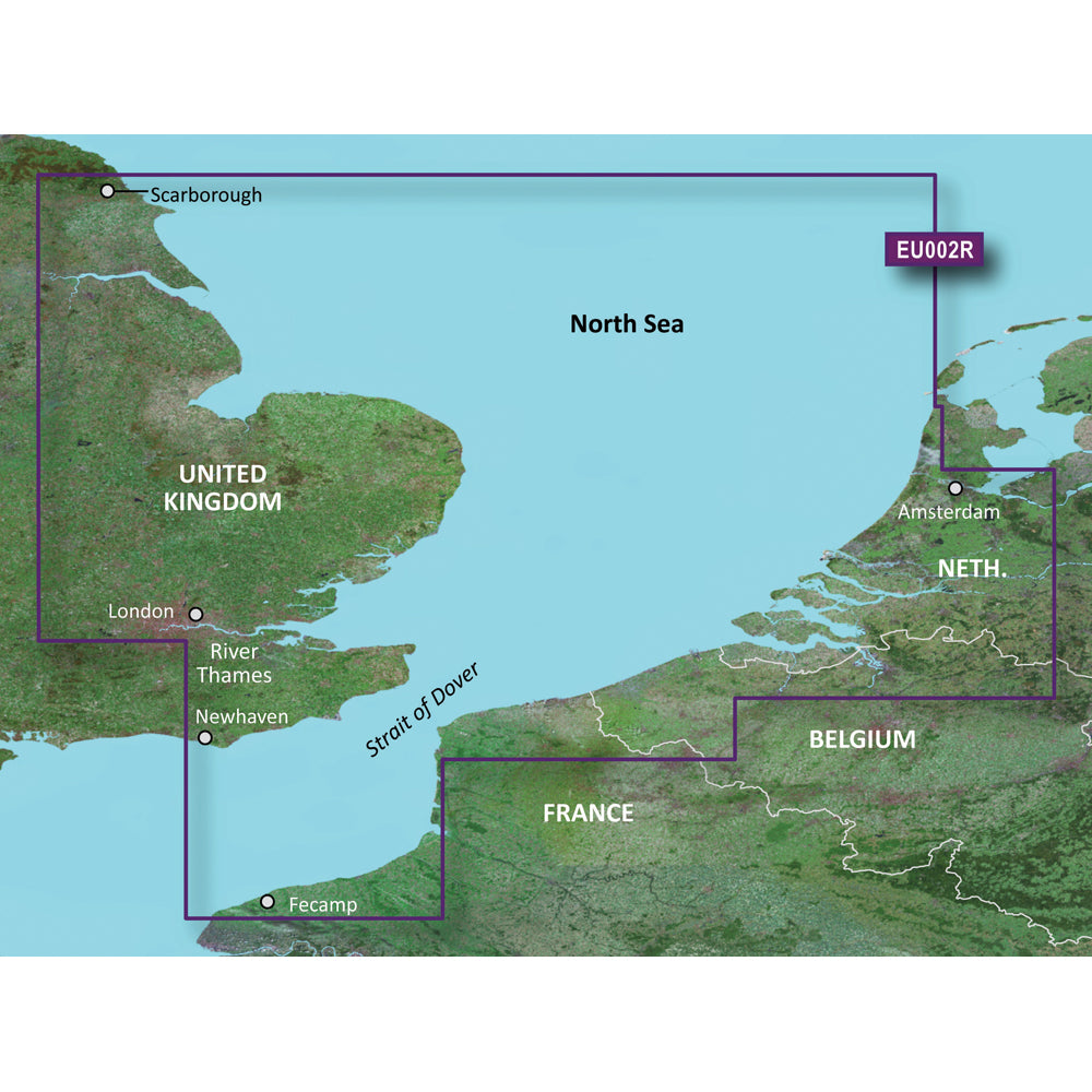 Garmin BlueChart g3 Vision HD - VEU002R - Dover to Amsterdam  England Southeast - microSD/SD [010-C0761-00] | Garmin BlueChart Vision Foreign by Garmin 