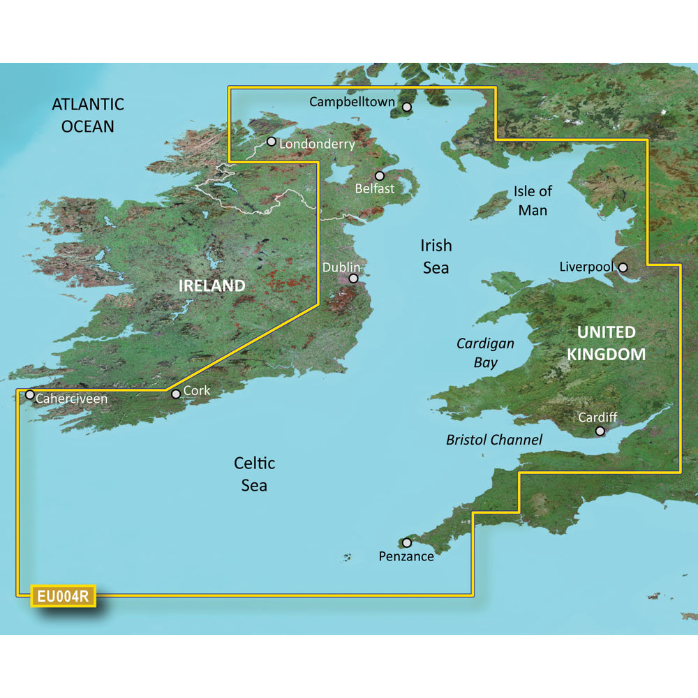 Garmin BlueChart g3 Vision HD - VEU004R - Irish Sea - microSD/SD [010-C0763-00] | Garmin BlueChart Vision Foreign by Garmin 