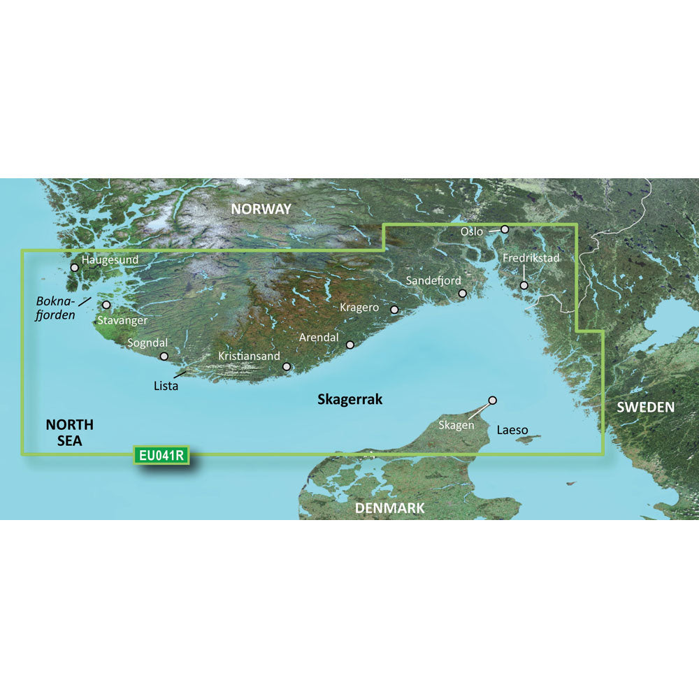 Garmin BlueChart g3 Vision HD - VEU041R - Oslo-Skagerak-Haugesund - microSD/SD [010-C0778-00] | Garmin BlueChart Vision Foreign by Garmin 