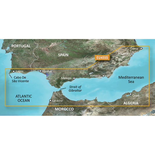 Garmin BlueChart g3 Vision HD - VEU455S - Alicante to Cabo de Sao Vicente - microSD/SD [010-C0799-00] | Garmin BlueChart Vision Foreign by Garmin 