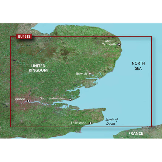 Garmin BlueChart g3 Vision HD - VEU461S - Thames Estuary - microSD/SD [010-C0805-00] | Garmin BlueChart Vision Foreign by Garmin 