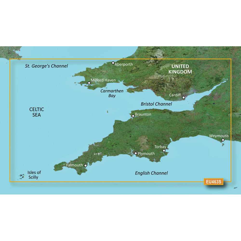 Garmin BlueChart g3 Vision HD - VEU463S - Bristol Channel  England SW - microSD/SD [010-C0807-00] | Garmin BlueChart Vision Foreign by Garmin 