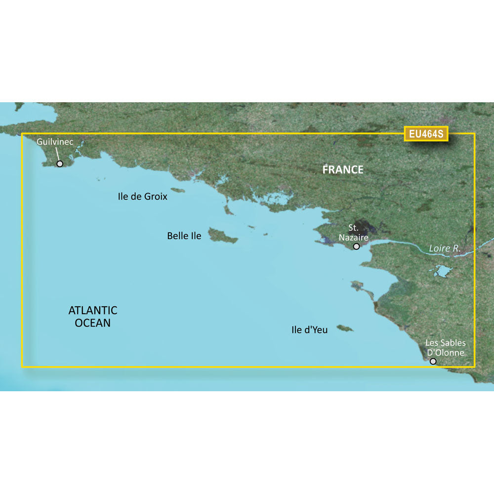 Garmin BlueChart g3 Vision HD - VEU464S - Penmarch to Les Sables dOlonne - microSD/SD [010-C0808-00] | Garmin BlueChart Vision Foreign by Garmin 