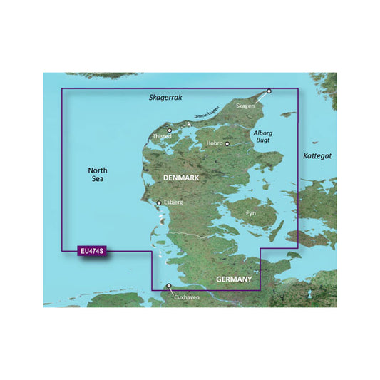 Garmin BlueChart g3 Vision HD - VEU474S - Alborg to the Eider - microSD/SD [010-C0818-00] | Garmin BlueChart Vision Foreign by Garmin 