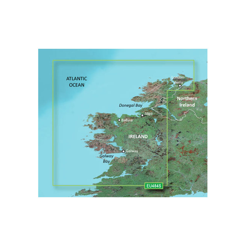 Garmin BlueChart g3 Vision HD - VEU484S - Ireland North-West - microSD/SD [010-C0828-00] | Garmin BlueChart Vision Foreign by Garmin 