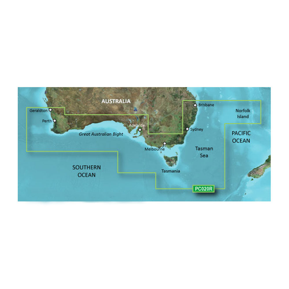 Garmin BlueChart g3 Vision HD - VPC020R - Brisbane SW - Geraldton - microSD/SD