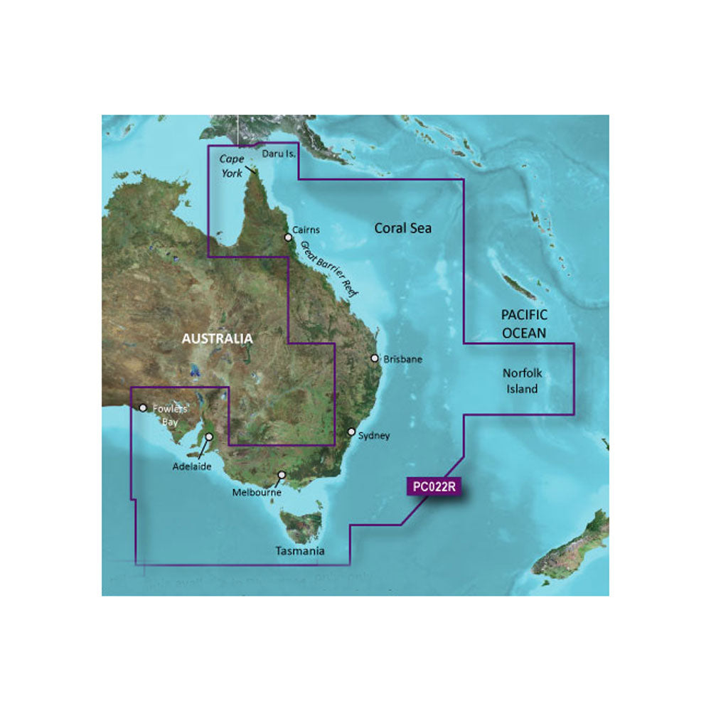 Garmin BlueChart g3 Vision HD - VPC022R - East Coast Australia - microSD/SD