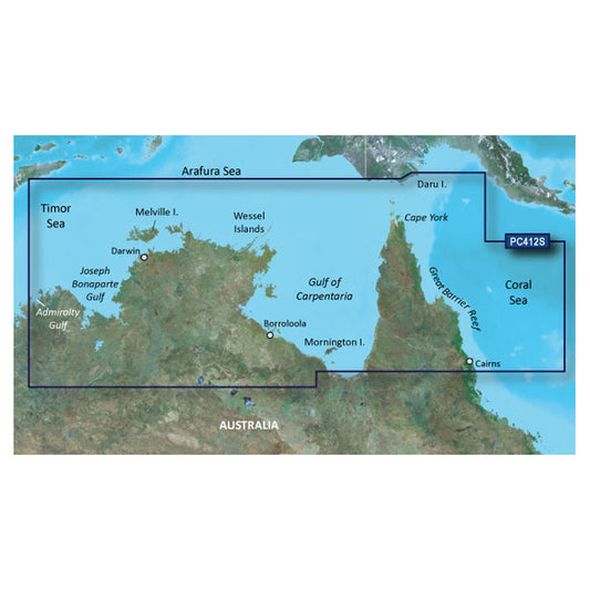 Garmin BlueChart g3 Vision HD - VPC412S - Admiralty G. WA - Cairns - microSD/SD [010-C0870-00] | Garmin BlueChart Vision Foreign by Garmin 