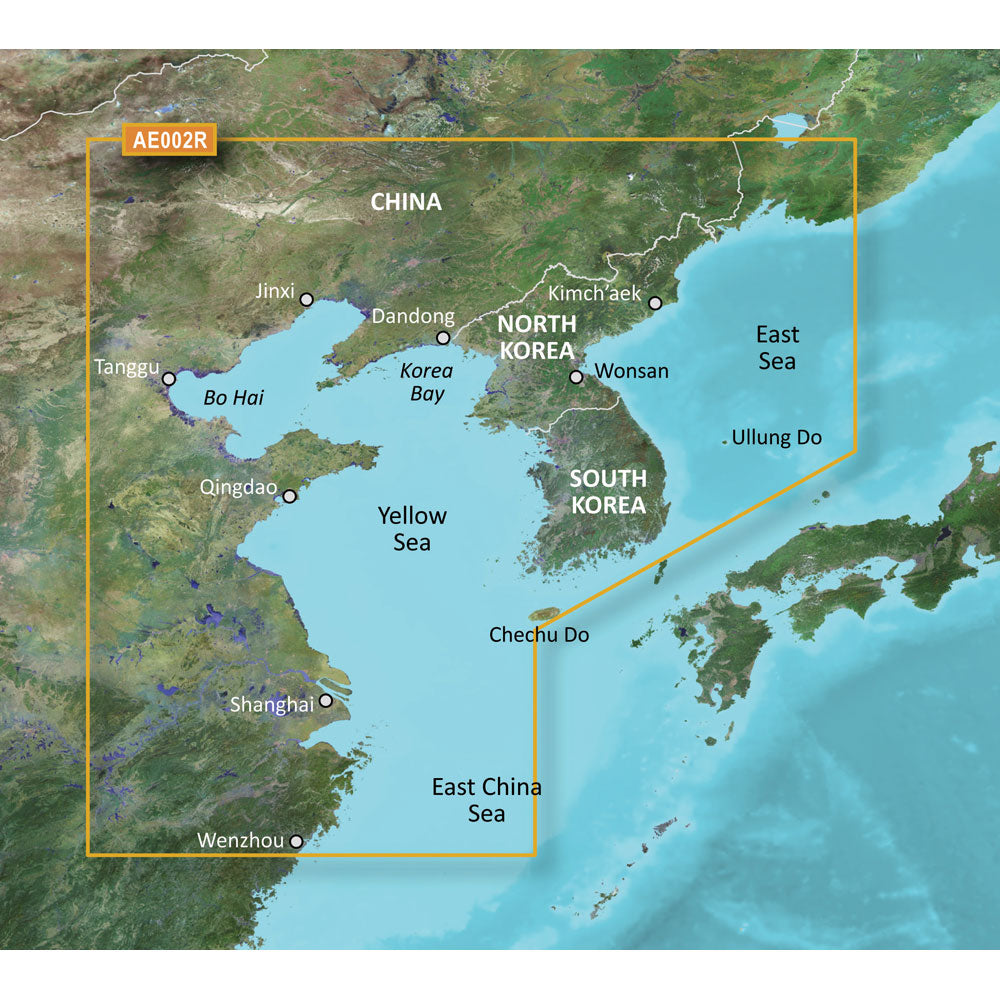 Garmin BlueChart g3 Vision HD - VAE002R - Yellow Sea - microSD/SD [010-C0877-00] | Garmin BlueChart Vision Foreign by Garmin 