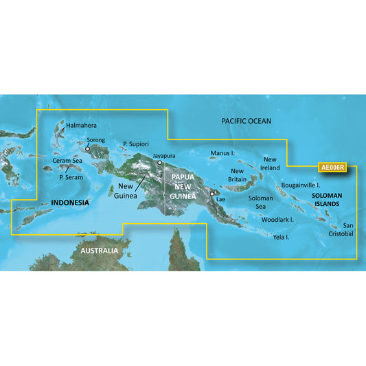 Garmin BlueChart g3 Vision HD - VAE006R - Timor Leste/New Guinea - microSD/SD [010-C0881-00] | Garmin BlueChart Vision Foreign by Garmin 