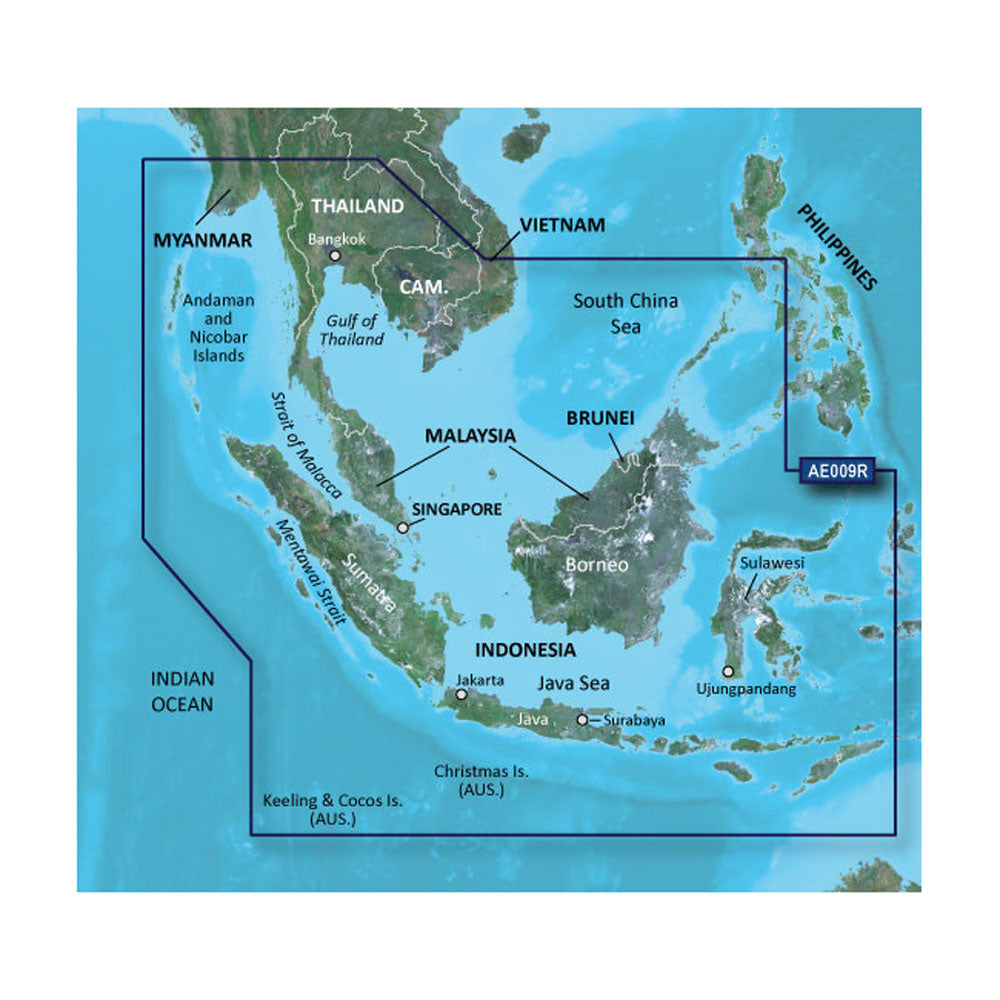 Garmin BlueChart g3 Vision HD - VAE009R - Sin/Mal/Indonesia - microSD/SD [010-C0884-00] | Garmin BlueChart Vision Foreign by Garmin 