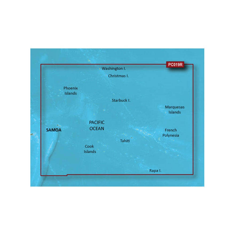 Garmin BlueChart g3 Vision HD - VPC019R - Polynesia - microSD/SD