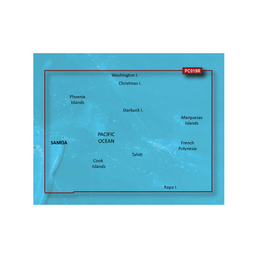 Garmin BlueChart g3 Vision HD - VPC019R - Polynesia - microSD/SD