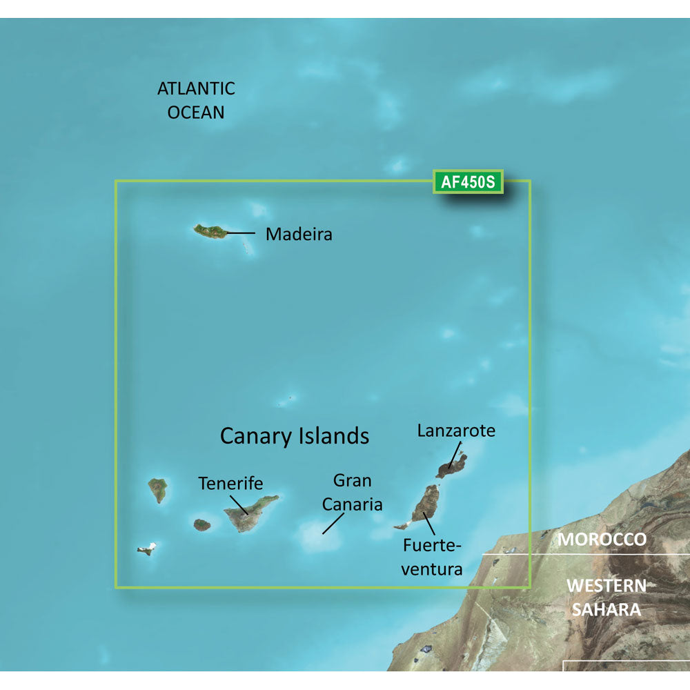 Garmin BlueChart g3 Vision HD - VAF450S - Madeira  Canary Islands - microSD/SD [010-C0750-00] | Garmin BlueChart Vision Foreign by Garmin 