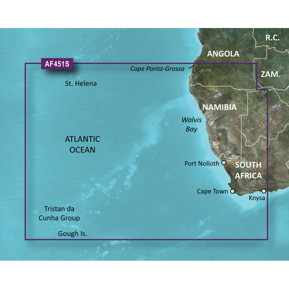 Garmin BlueChart g3 Vision HD - VAF451S - Namibia - Knysna, SA - microSD/SD [010-C0751-00] | Garmin BlueChart Vision Foreign by Garmin 