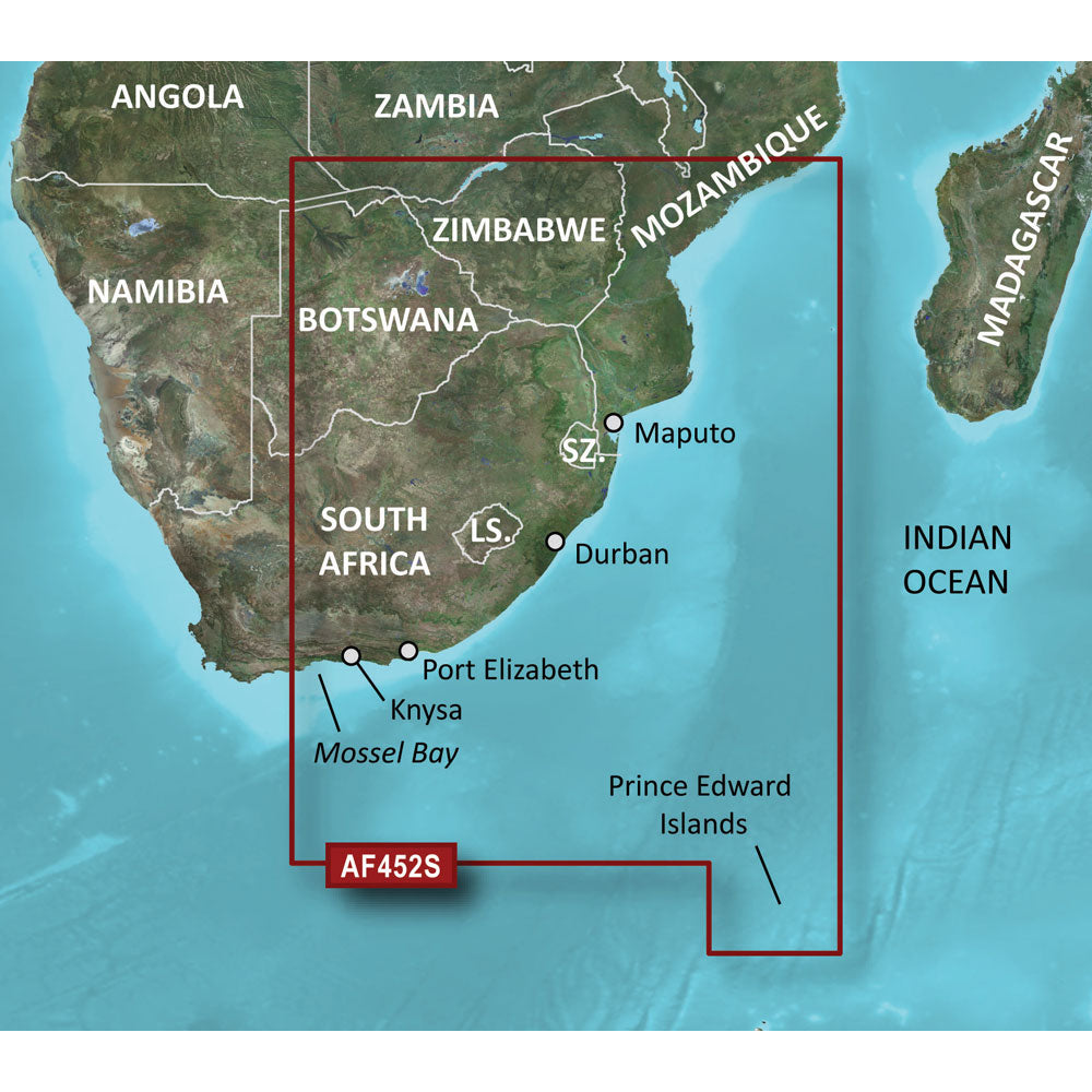 Garmin BlueChart g3 Vision HD - VAF452S - Knysna, SA to Beira, MZ - microSD/SD [010-C0752-00] | Garmin BlueChart Vision Foreign by Garmin 