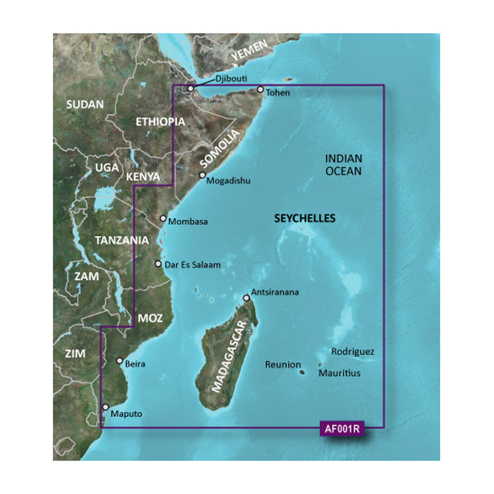 Garmin BlueChart g3 Vision HD - VAF001R - Eastern Africa - microSD/SD [010-C0747-00] | Garmin BlueChart Vision Foreign by Garmin 