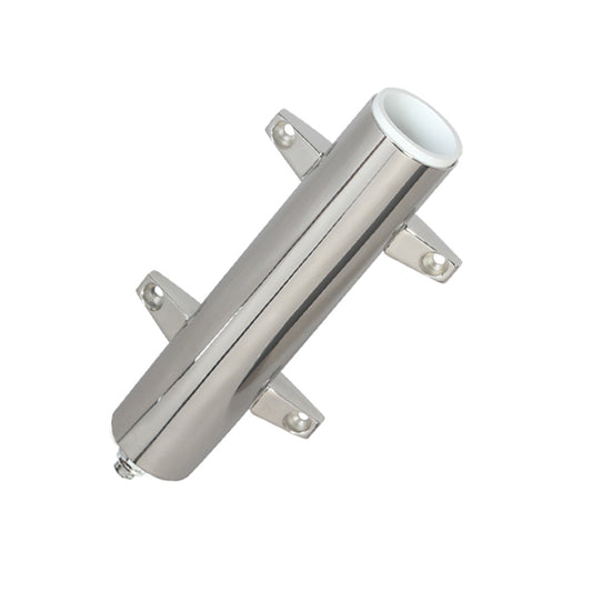 Lee's Stainless Steel Heavy Duty Bulkhead Mount w/Swivel Base  2.25" OD X 10.5" Tube [RH570] | Rod Holders by Lee's Tackle 