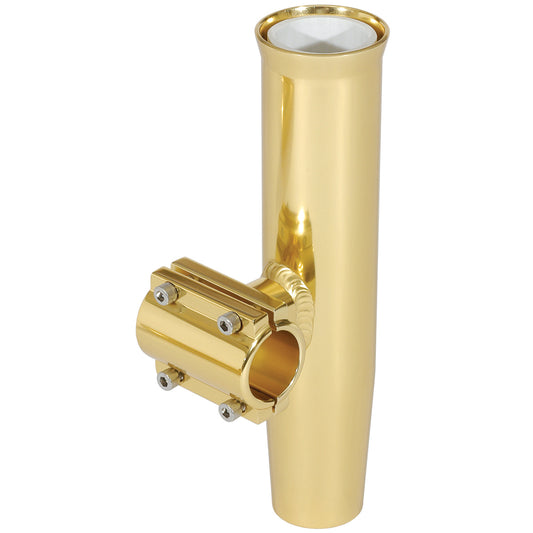 Lee's Clamp-On Rod Holder - Gold Aluminum - Horizontal Mount - Fits 1.050" O.D. Pipe [RA5201GL] | Rod Holders by Lee's Tackle 