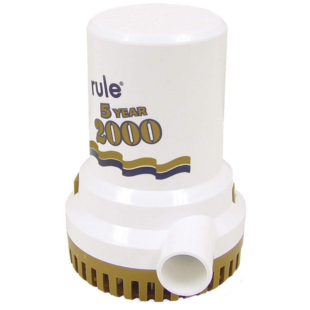 Rule 2000 G.P.H. "Gold Series" Bilge Pump [09] | Bilge Pumps by Rule 