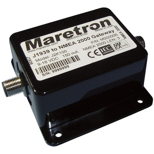 Maretron J2K100 NMEA 2000 / J1939 Bridge [J2K100-01] | NMEA Cables & Sensors by Maretron 