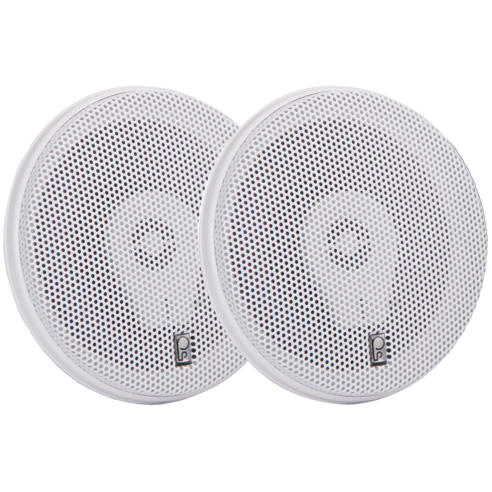 Poly-Planar MA-8505W 5" 200 Watt Titanium Series Speakers - White [MA8505W] | Speakers by Poly-Planar 