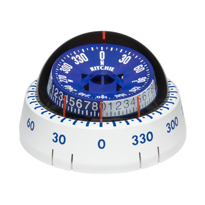 Ritchie XP-98W X-Port Tactician Compass - Surface Mount - White [XP-98W] | Compasses by Ritchie 