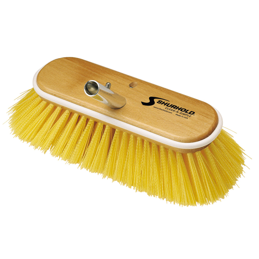 Shurhold 10" Polystyrene Medium Bristle Deck Brush [985] | Cleaning by Shurhold 