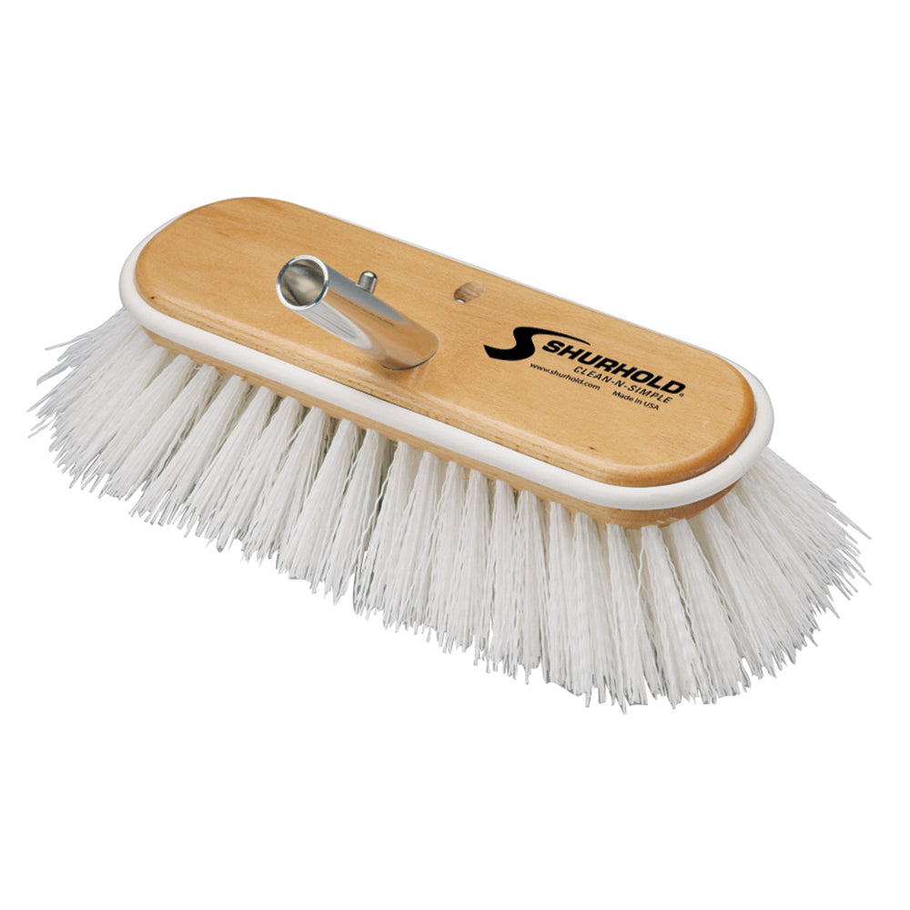 Shurhold 10" Polypropylene Stiff Bristle Deck Brush [990] | Cleaning by Shurhold 