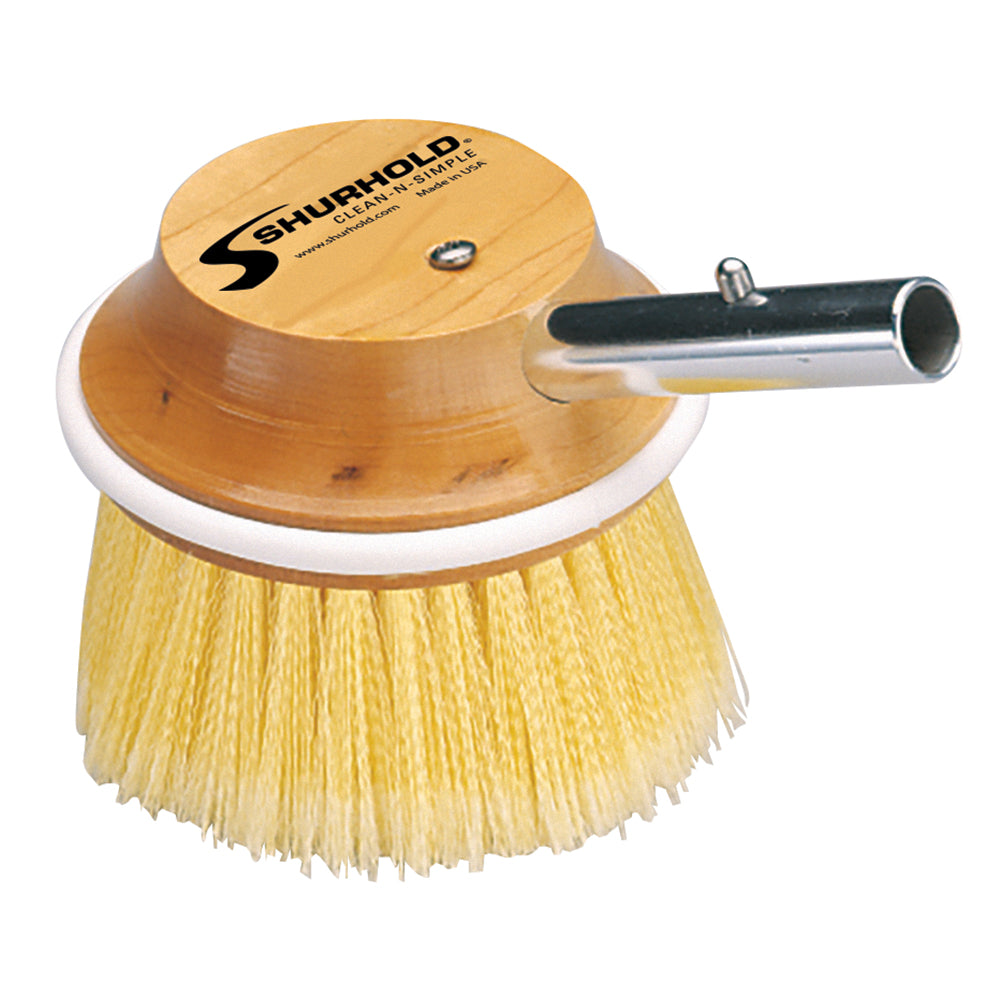 Shurhold 5" Round Polystyrene Soft Brush f/ Windows, Hulls, & Wheels [50] | Cleaning by Shurhold 