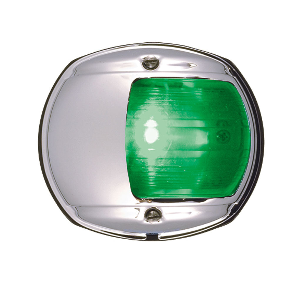 Perko LED Side Light - Green - 12V - Chrome Plated Housing [0170MSDDP3] | Navigation Lights by Perko 