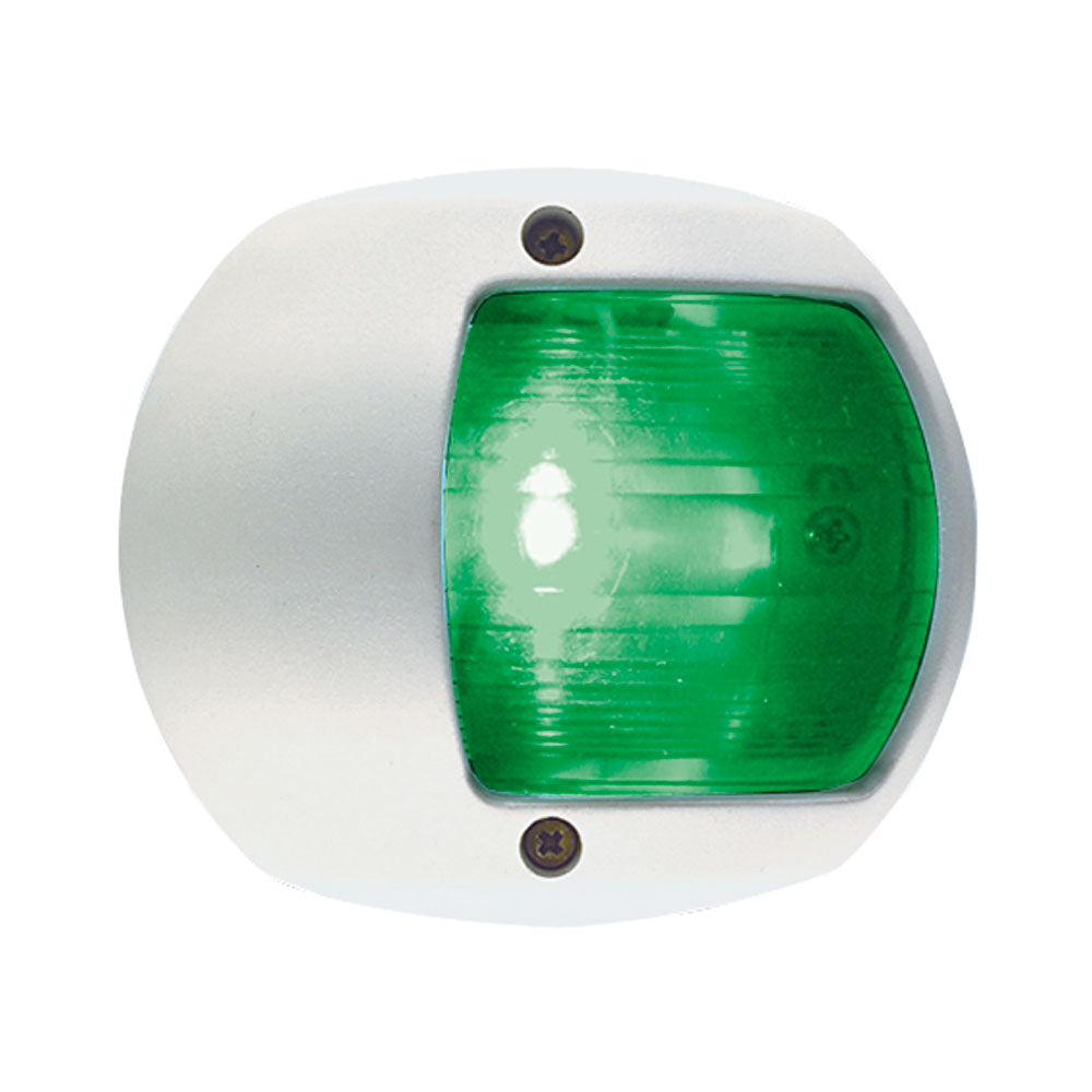 Perko LED Side Light - Green - 12V - White Plastic Housing [0170WSDDP3] | Navigation Lights by Perko 