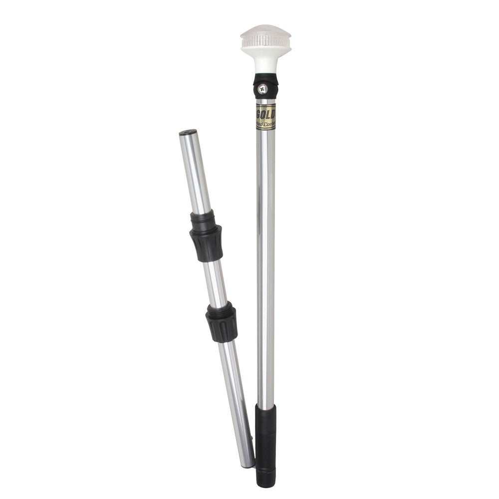 Perko Omega Series Universal LED Pole Light - 48" w/Fold In Half Pole [1348DP6CHR] | Navigation Lights by Perko 