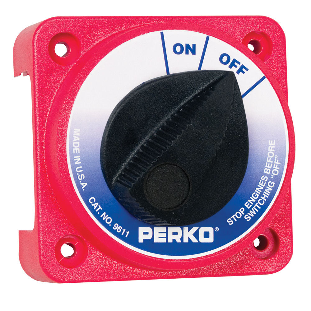 Perko 9611DP Compact Medium Duty Main Battery Disconnect Switch [9611DP] | Battery Management by Perko 