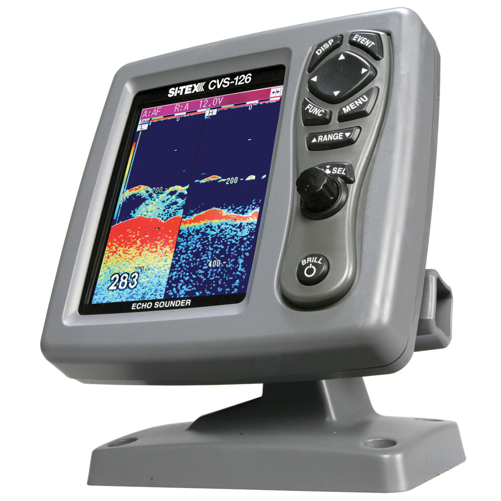 SI-TEX CVS-126 Dual Frequency Color Echo Sounder [CVS-126] | Fishfinder Only by SI-TEX 