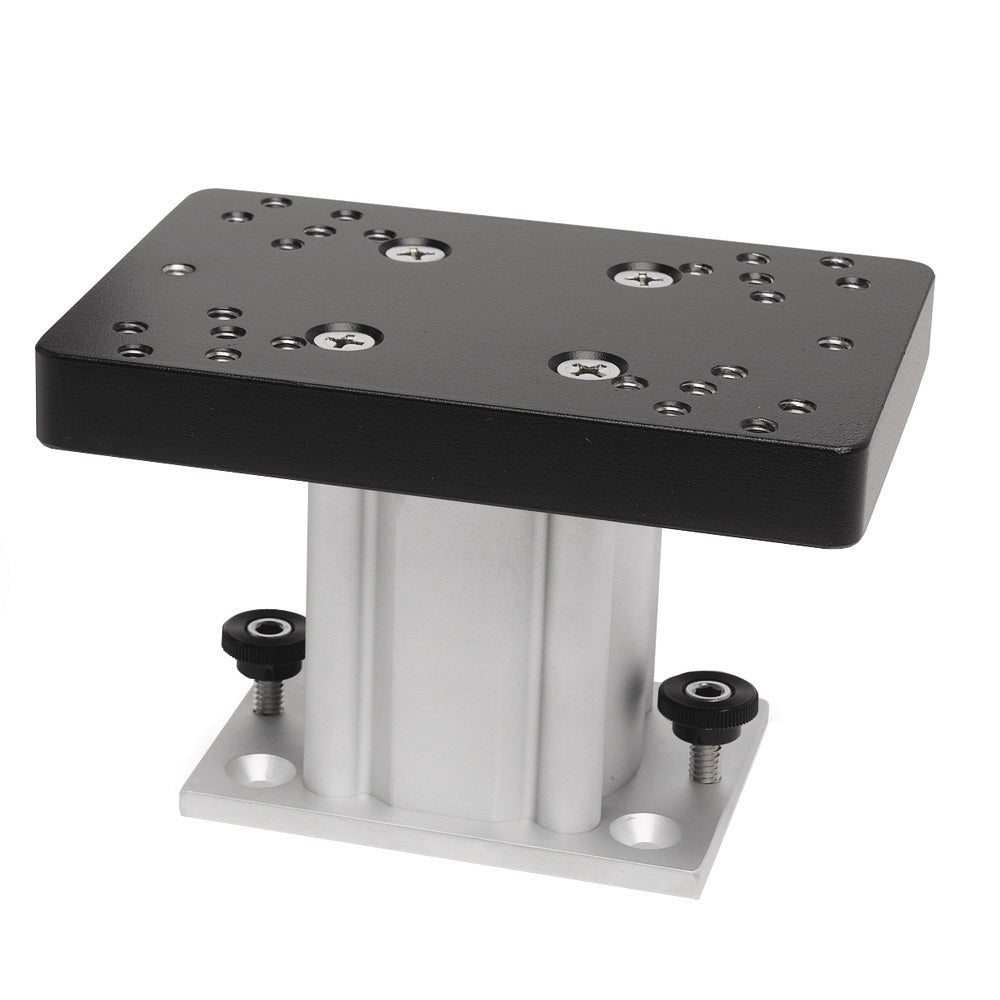 Cannon Aluminum Fixed Base Downrigger Pedestal - 4" [1904030] | Downrigger Accessories by Cannon 