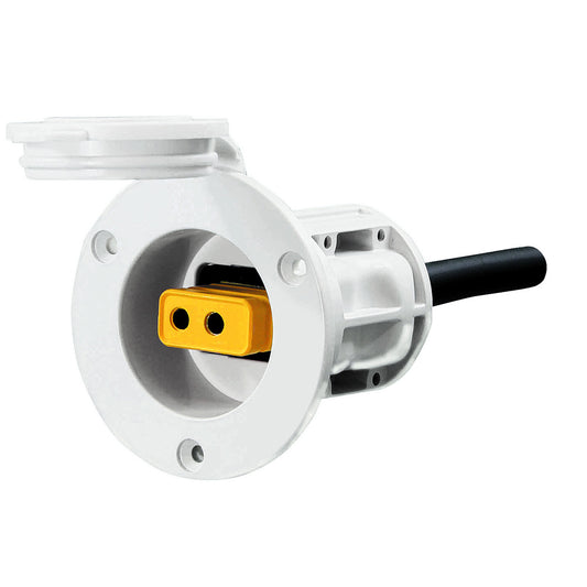 Cannon Flush Mount Power Port - White [1903013] | Downrigger Accessories by Cannon 