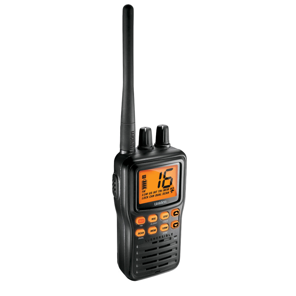 Uniden MHS75 HH VHF w/Li-Ion Battery DC Charger Only [MHS75] | VHF - Handheld by Uniden 