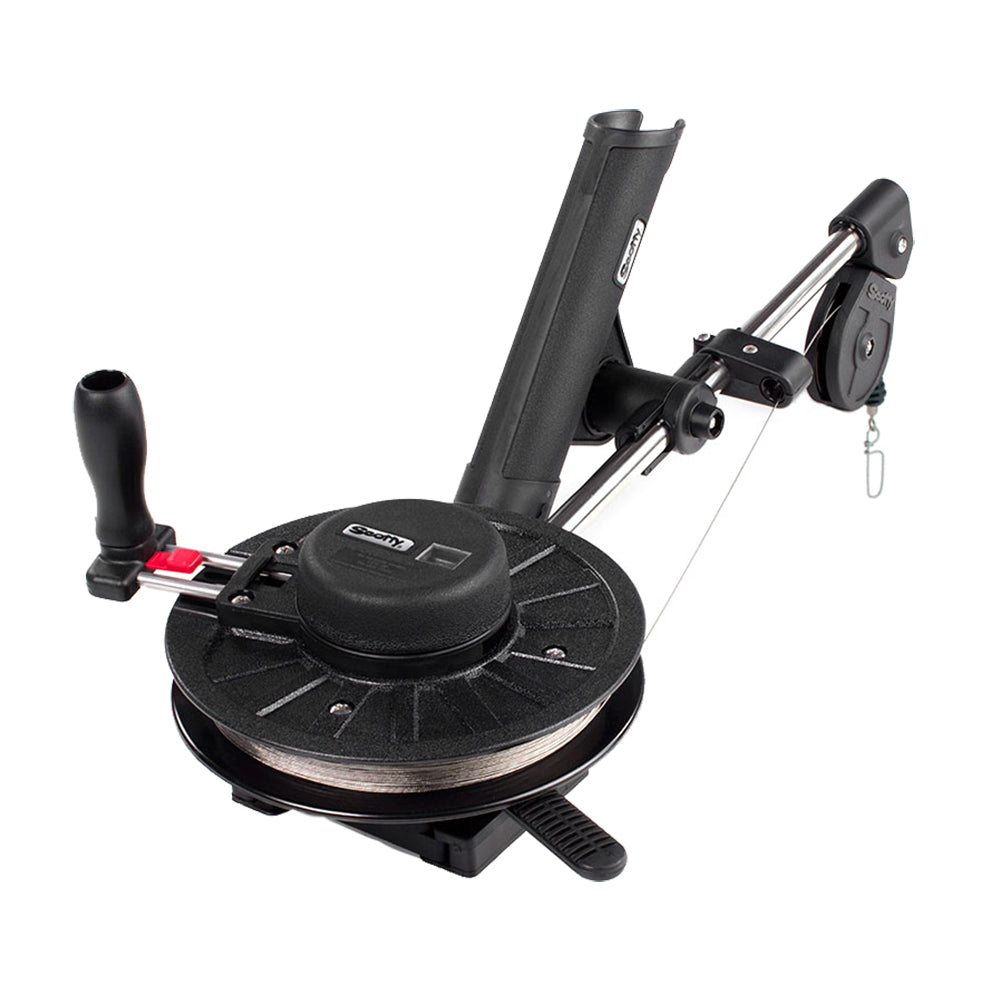 Scotty 1060 Depthking Manual Downrigger w/Rod Holder [1060DPR] | Downriggers by Scotty 