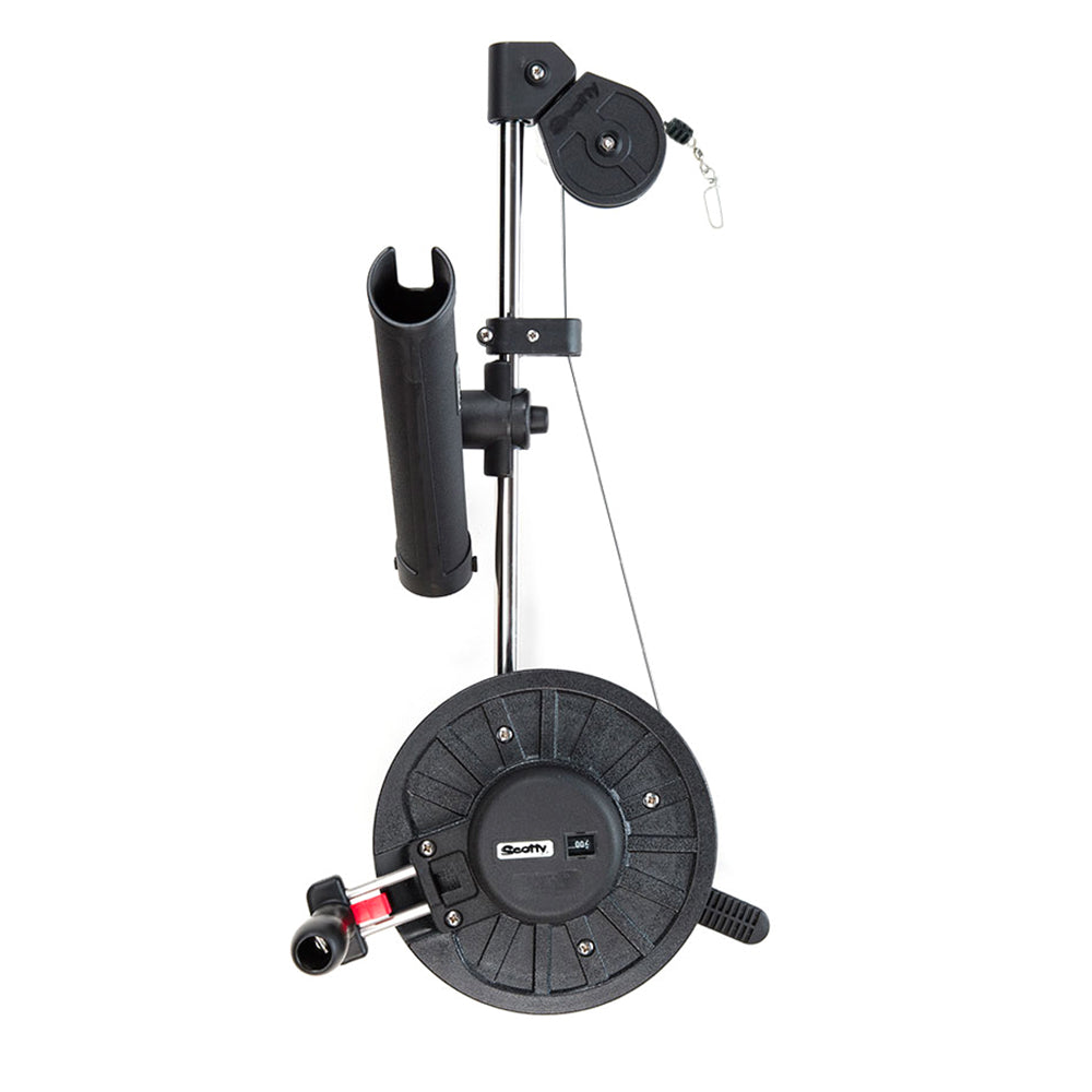 Scotty 1060 Depthking Manual Downrigger w/Rod Holder [1060DPR] | Downriggers by Scotty 