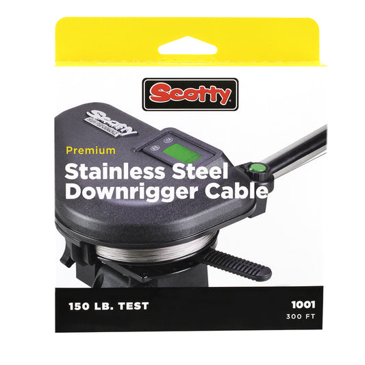 Scotty 400ft Premium Stainless Steel Replacement Cable [1002K] | Downrigger Accessories by Scotty 