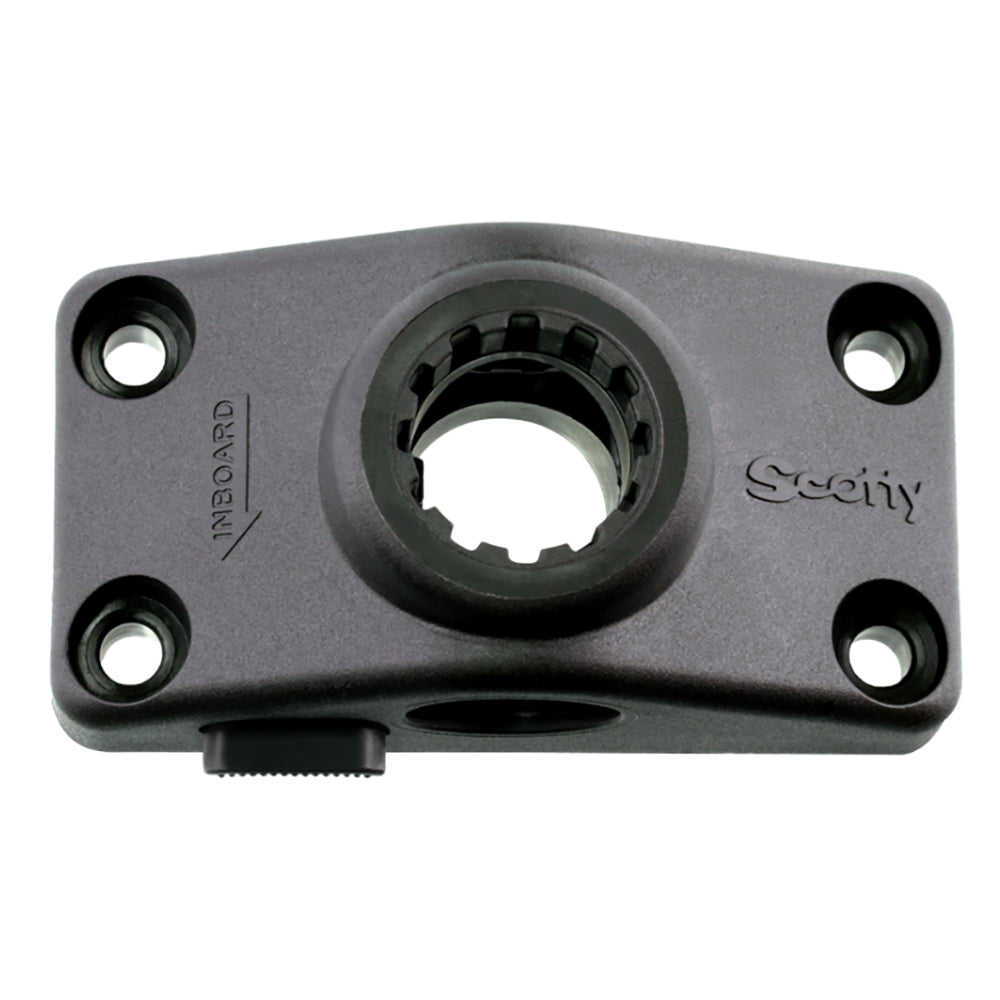 Scotty 241 Locking Combination Side or Deck Mount - Black [241L-BK] | Accessories by Scotty 