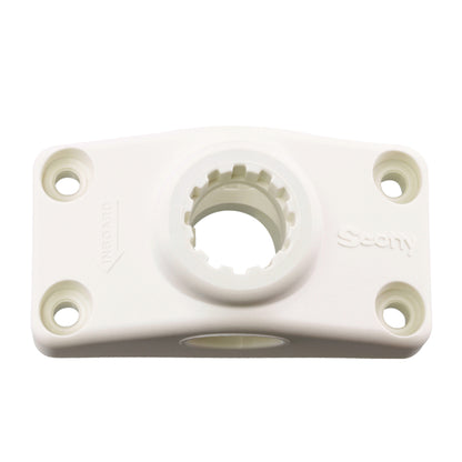 Scotty Combination Side / Deck Mount - White [241-WH] | Accessories by Scotty 