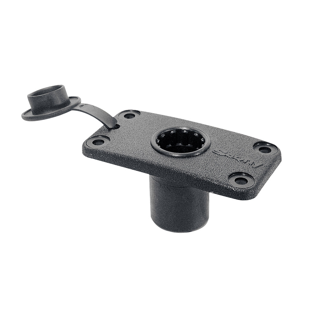 Scotty 244 Flush Deck Mount w/Rain Cap [244-BK] | Accessories by Scotty 