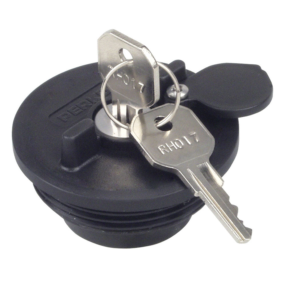 Perko Fuel System Locking Cap f/ 1-1/2" Non-Vented Fills [1324DP0BLK] | Fittings by Perko 