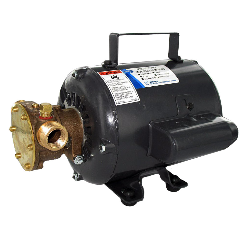 Jabsco Bronze AC Motor Pump Unit - 115v [11810-0003] | Washdown / Pressure Pumps by Jabsco 